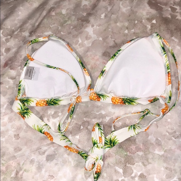 SHEIN pineapple bathing suit top - Picture 3 of 6